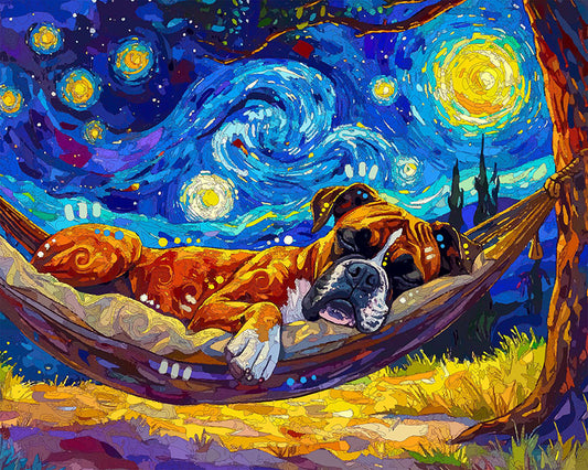 The Lazy Starry Hammock Boxer Mini Print (Ltd. Edition) (041526)