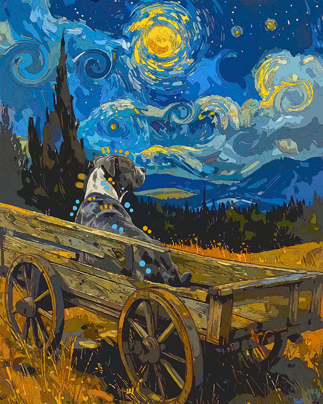 The Lazy Starry Wagon Pit Mini Print (Ltd. Edition) (082726)