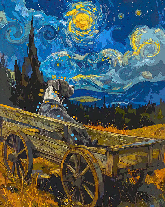 The Lazy Starry Wagon Pit Mini Print (Ltd. Edition) (082726)
