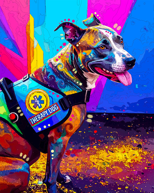The Life Saver Therapy Dog Mini Print (Ltd. Edition) (081325)