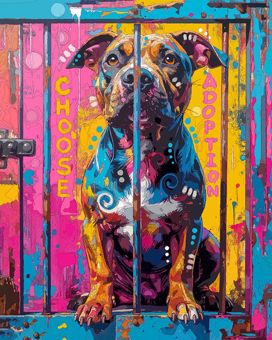 The Life To Save Pittie Mini Print (Ltd. Edition) (101625)