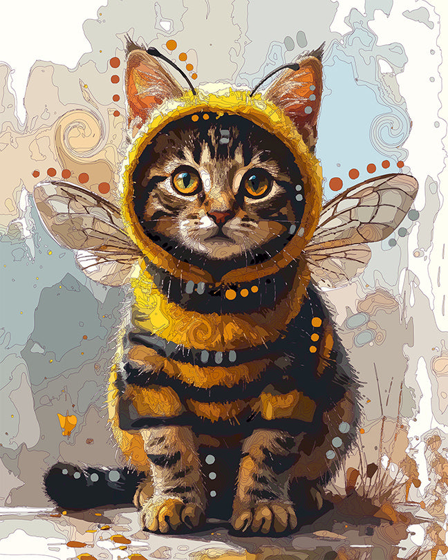 The Little Bumble Bee Tabby Mini Print (Ltd. Edition) (021326)