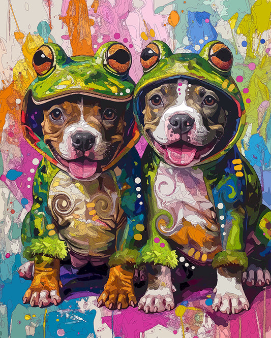 The Little Frog Pitties Mini Print (Ltd. Edition) (052826)