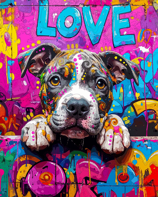 The Little Love Ball Pup Mini Print (Ltd. Edition) (092525)