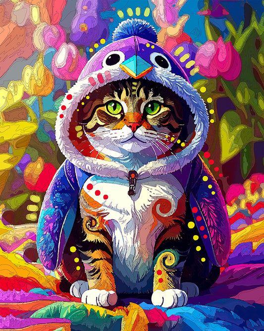 The Little Penguin Costume Tabby Mini Print (Ltd. Edition) (050826)