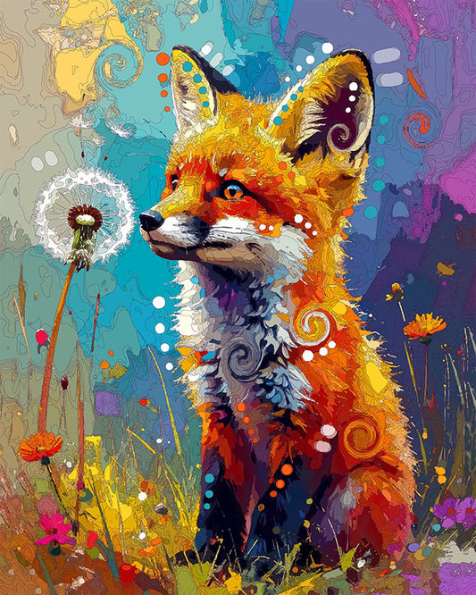 The Little Wishing Fox Mini Print (Ltd. Edition) (031326)