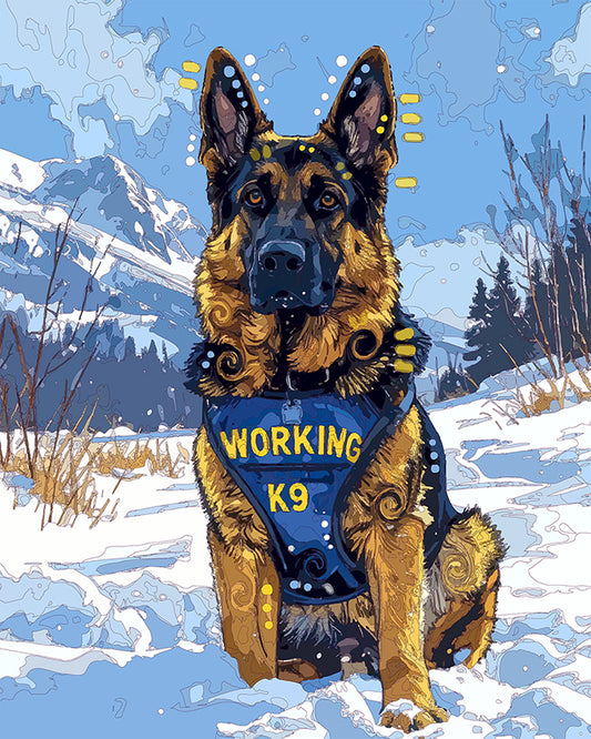 The Lone Winter Working Shep Mini Print (Ltd. Edition) (010526)