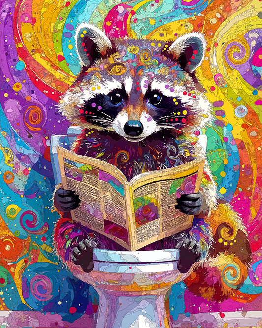 The Loo Raccoon Mini Print (Ltd. Edition) (101725)