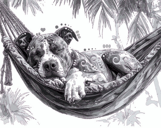 The Lounge Hammock Pittie Mini Print (Ltd. Edition) (103125)