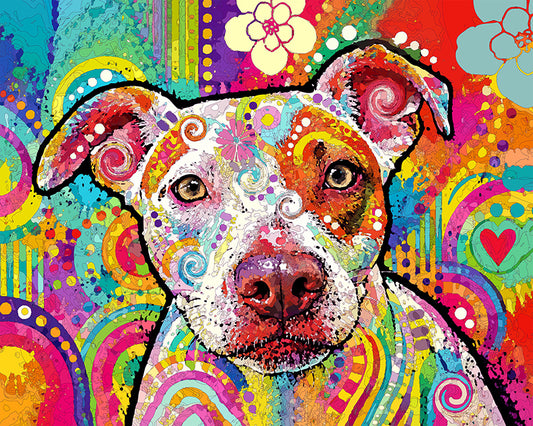 The Love Focused Pittie Mini Print (Ltd. Edition) (092826)