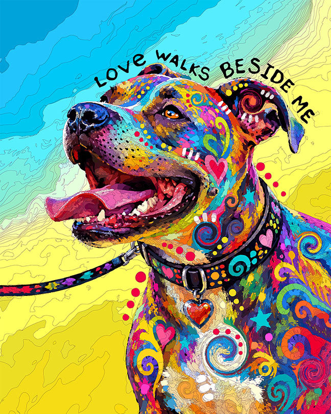 The Love Leash Pup Mini Print (Ltd. Edition) (102726)