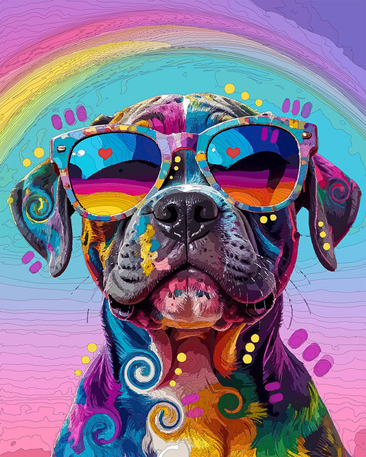 The Love Reflection Pit Pup Mini Print (Ltd. Edition) (050826)
