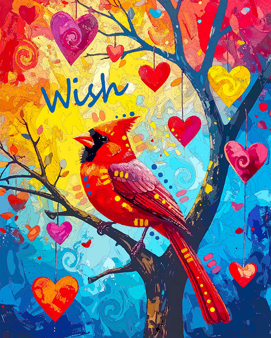 The Love Tree Wish Cardinal Mini Print (Ltd. Edition) (100625)