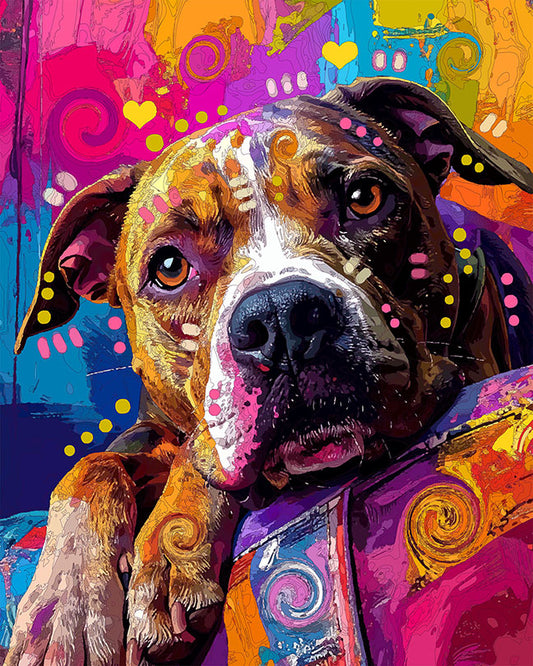 The Lovely Bedside Manner Pittie Mini Print (Ltd. Edition) (042826)