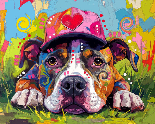 The Loving Spring Fever Pittie Mini Print (Ltd. Edition) (043026)