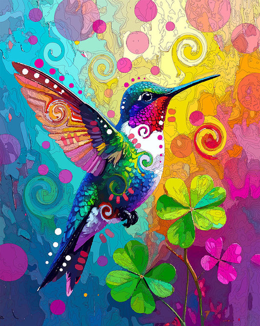 The Lucky Hummingbird Mini Print (Ltd. Edition) (031026)