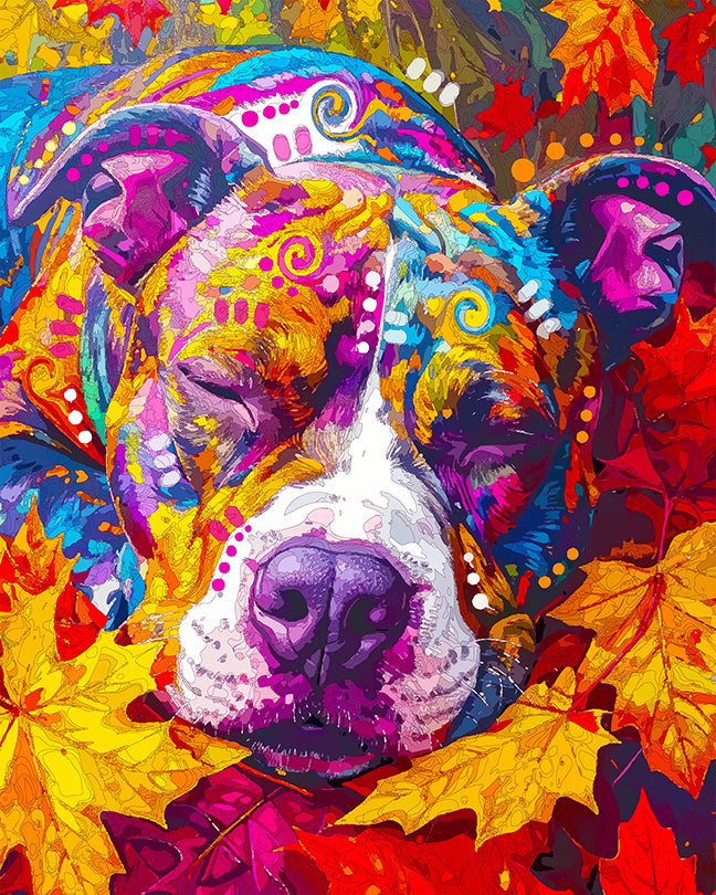 The Lullaby Of Autumn Pittie Mini Print (Ltd. Edition) (091925)