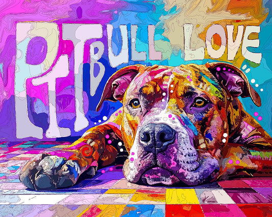 The Lying Pit Bull Love Mini Print (Ltd. Edition) (082725)