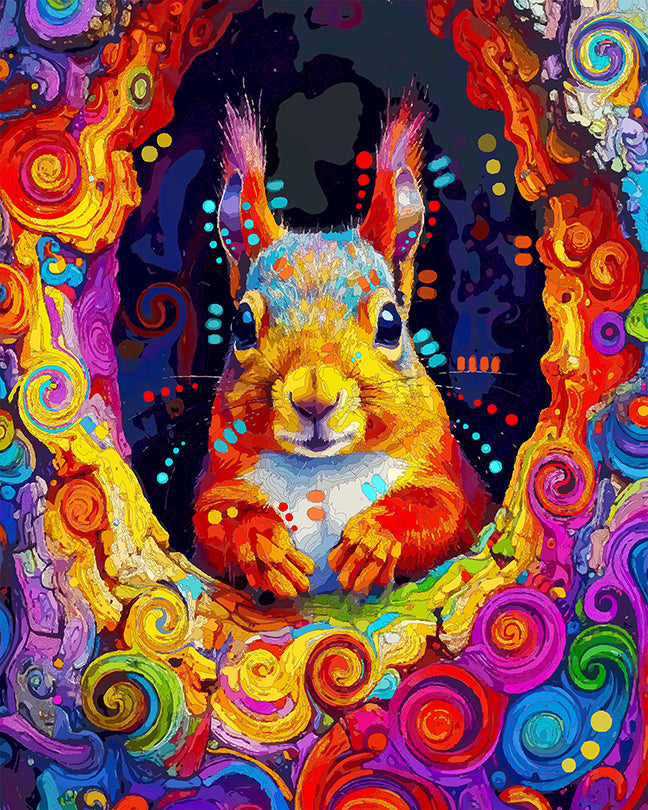 The Magic Tree Squirrel Mini Print (Ltd. Edition) (120125)