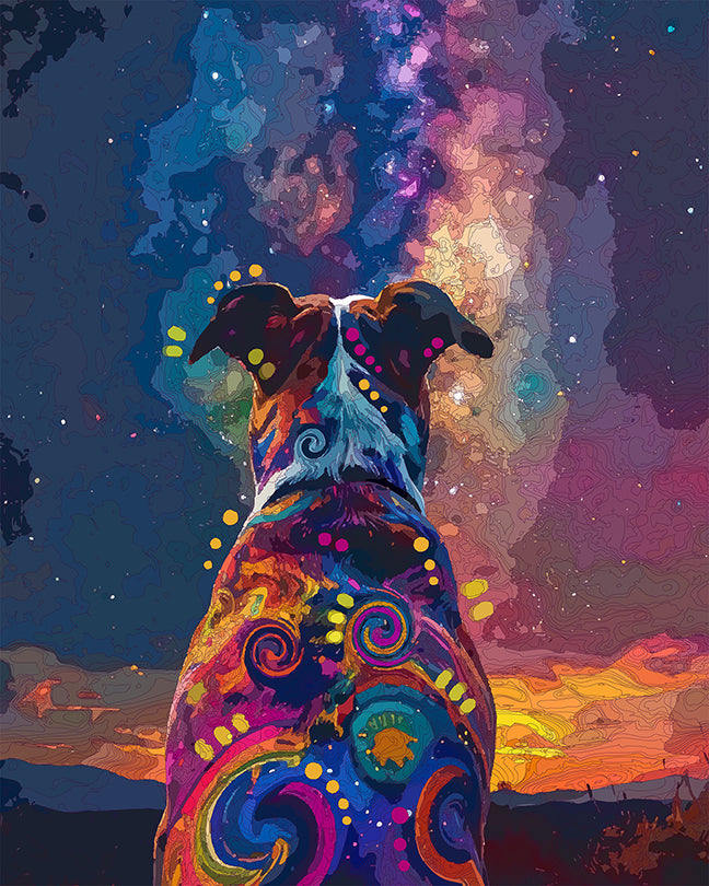 The Milky Way Watcher Mini Print (Ltd. Edition) (071526)