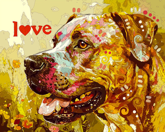 The Mind Of Love Pittie Mini Print (Ltd. Edition) (081225)
