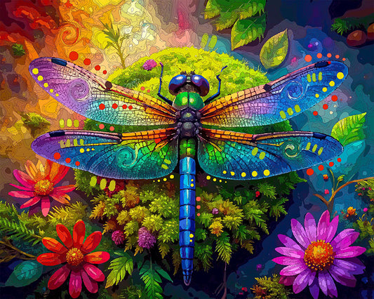 The Moss Flight Dragonfly Mini Print (Ltd. Edition) (012026)