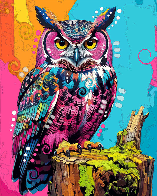 The Moss Stump Owl Mini Print (Ltd. Edition) (082625)