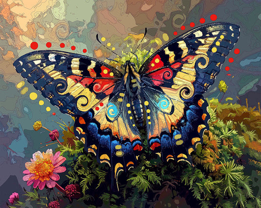 The Mossy Swallowtail Mini Print (Ltd. Edition) (021026)