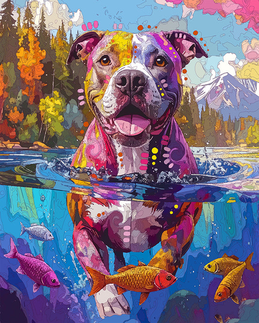 The Mountain Lake Scene Mini Print (Ltd. Edition) (042026)