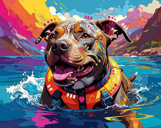 The Mountain Lake Swimmer Mini Print (Ltd. Edition) (012026)