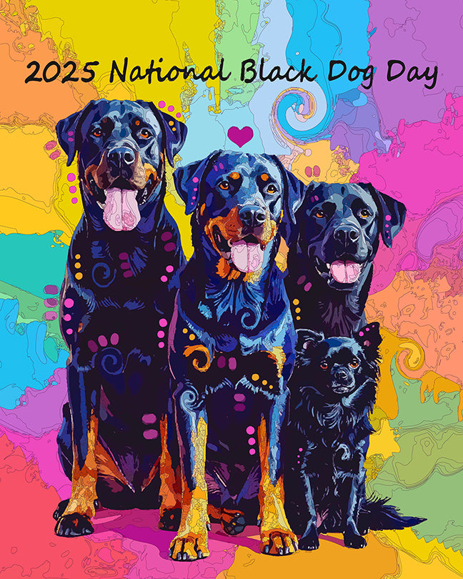 The National Black Dog Day Mini Print (Ltd. Edition) (100125)