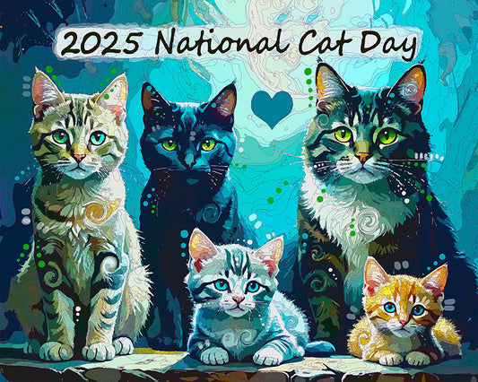 The National Cat Day Squad Mini Print (Ltd. Edition) (102925)