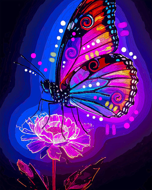 The Neon Butterfly Mini Print (Ltd. Edition) (042926)