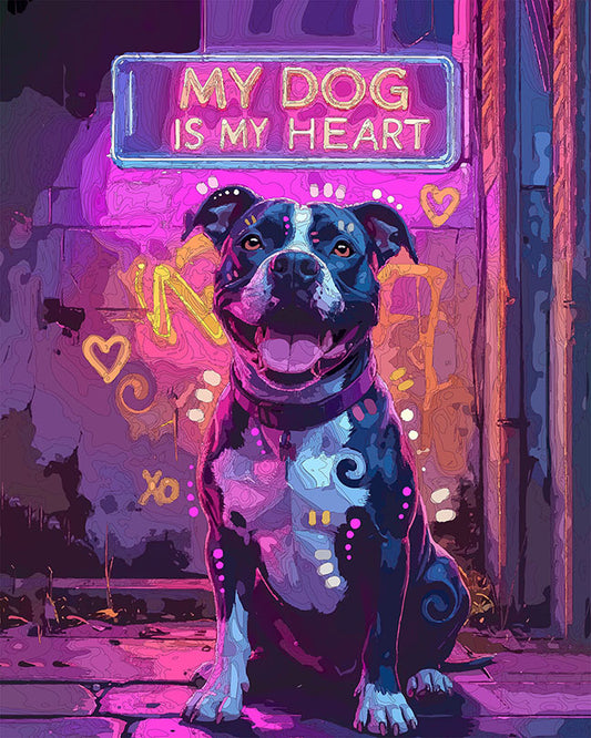 The Neon Heart Pit Mini Print (Ltd. Edition) (040226)
