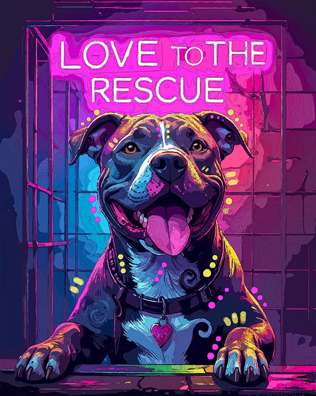 The Neon Rescue Love Mini Print (Ltd. Edition) (061526)