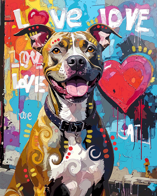 The New City Heart Pittie Mini Print (Ltd. Edition) (082025)