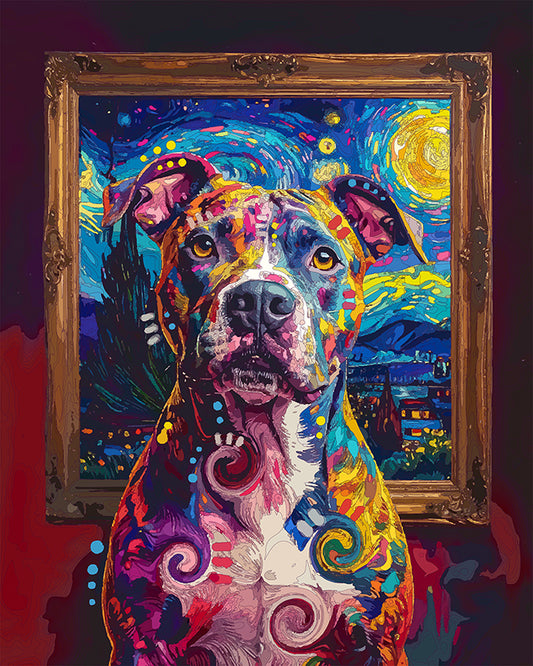 The Night At The Museum Pittie Mini Print (Ltd. Edition) (043026)