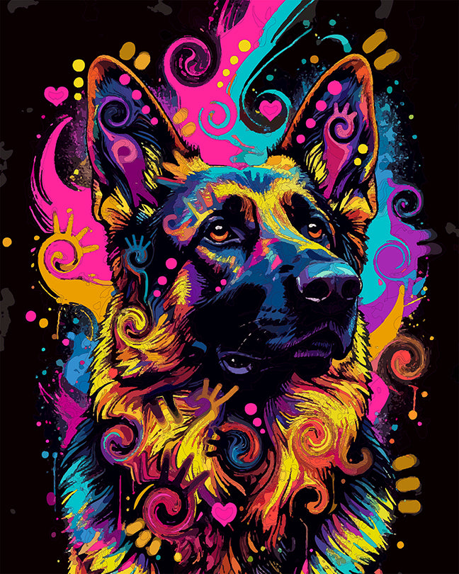 The Night Bright SERIES Shepherd Mini Print (Ltd. Edition) (090426)