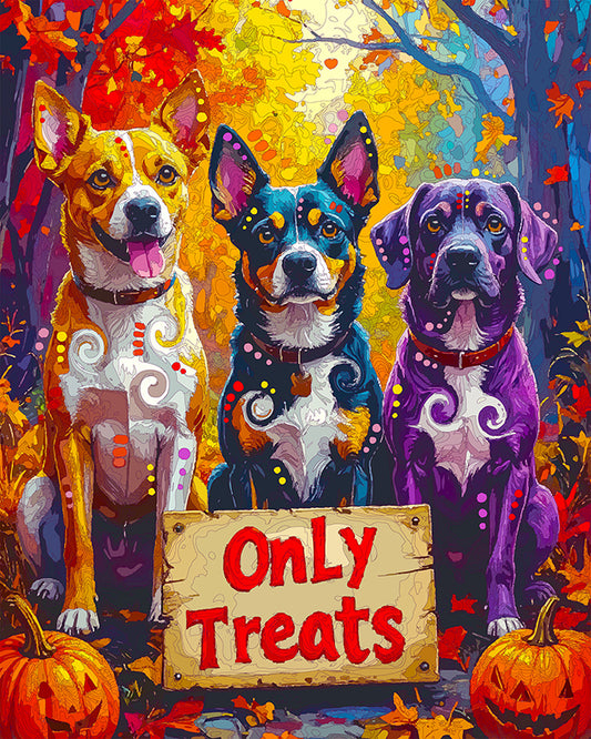 The No Trick Mutts Mini Print (Ltd. Edition) (092325)