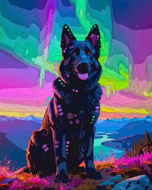 The Northern Lights Black Shep Mini Print (Ltd. Edition) (111325)