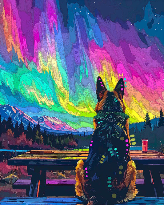 The Northern Lights Picnic Mini Print (Ltd. Edition) (012226)