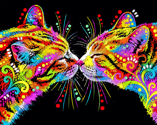 The Nose Kiss Cats Mini Print (Ltd. Edition) (100626)
