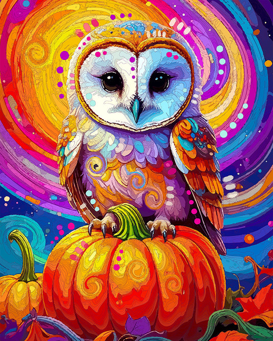 The October Baby Barn Owl Mini Print (Ltd. Edition) (093025)