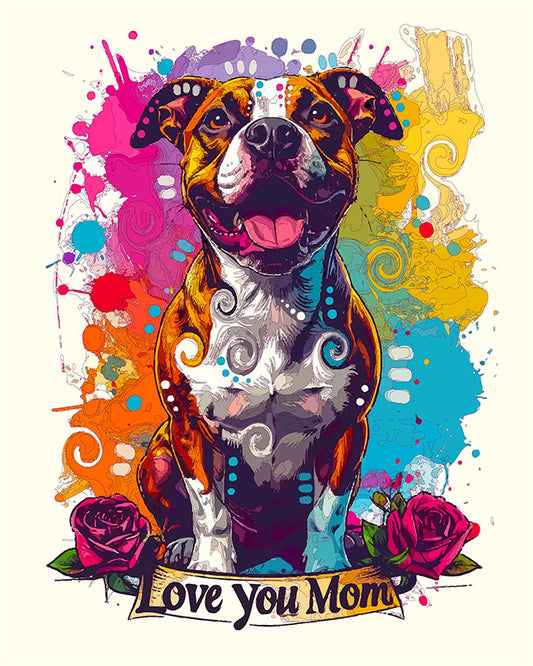 The Old Sentiment Pittie Mini Print (Ltd. Edition) (121825)