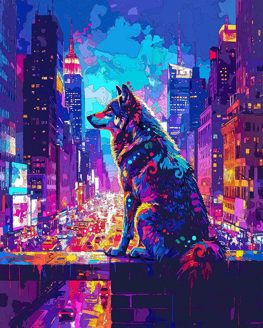The Park Ave Wolf Mini Print (Ltd. Edition) (081425)