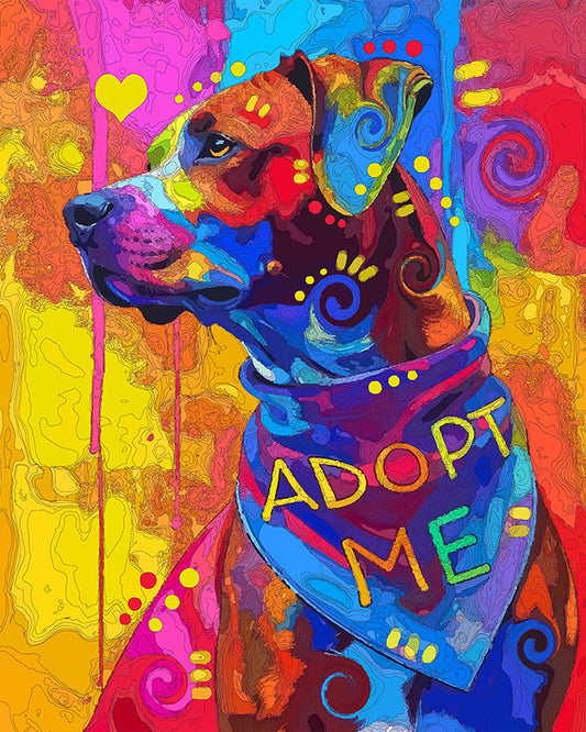 The Pausing For Love Pup Mini Print (Ltd. Edition) (032526)