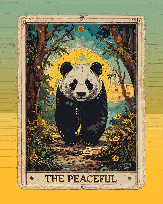 The Peaceful Tarot Mini Print (Ltd. Edition) (121225)