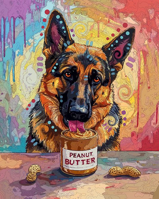 The Peanut Butter Sneak Shep Mini Print (Ltd. Edition) (020926)