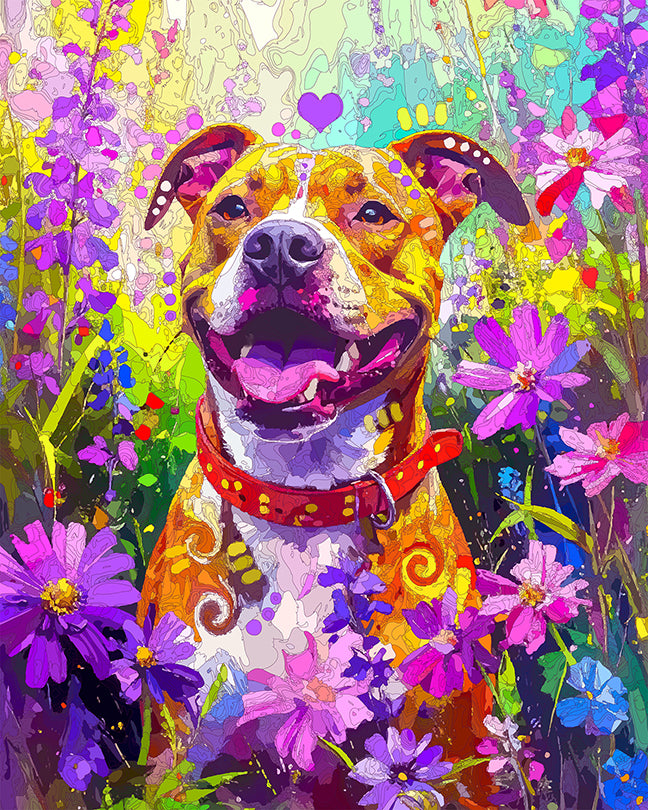 The Perennial Pittie Mini Print (Ltd. Edition) (080825)