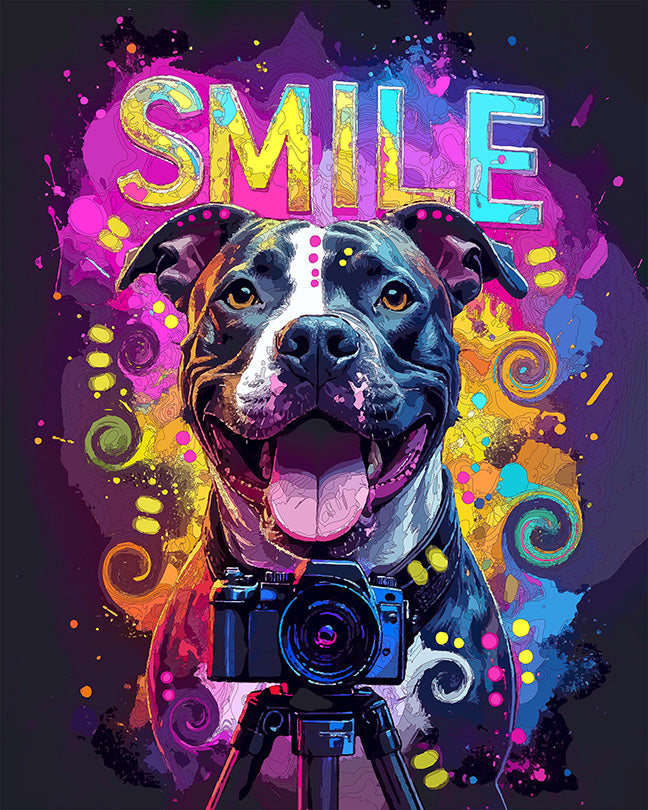The Photo Smile Pittie Mini Print (Ltd. Edition) (072326)